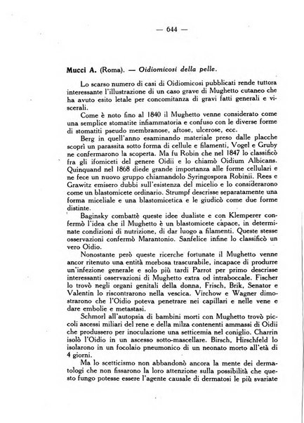 Giornale italiano di dermatologia e sifilologia