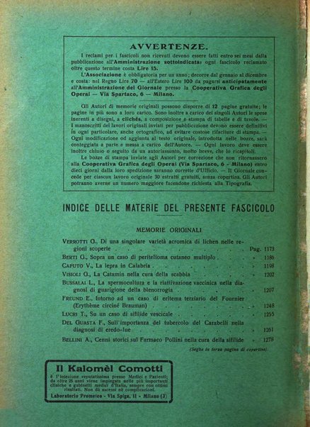 Giornale italiano di dermatologia e sifilologia