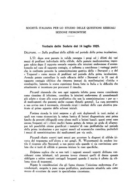 Giornale italiano di dermatologia e sifilologia