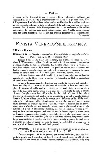 Giornale italiano di dermatologia e sifilologia