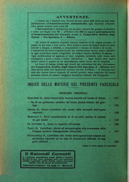 Giornale italiano di dermatologia e sifilologia