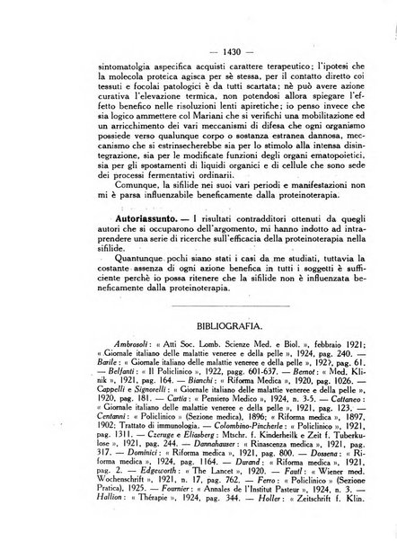 Giornale italiano di dermatologia e sifilologia