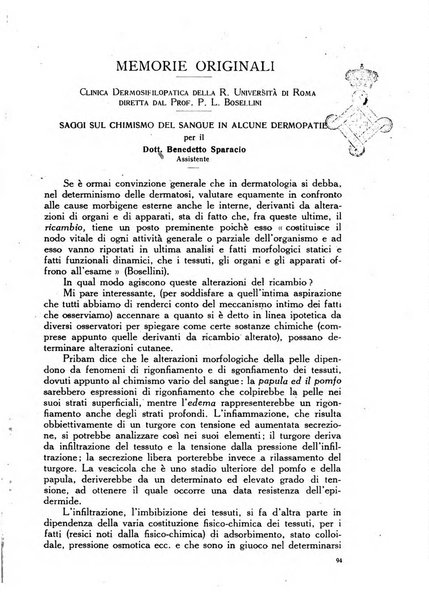 Giornale italiano di dermatologia e sifilologia