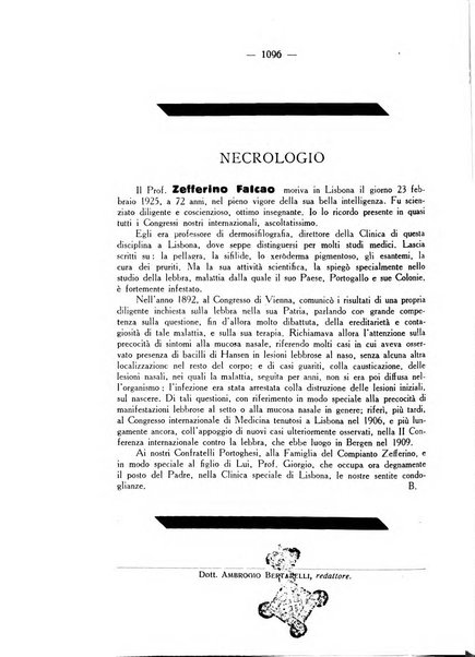 Giornale italiano di dermatologia e sifilologia