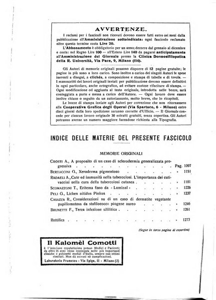 Giornale italiano di dermatologia e sifilologia