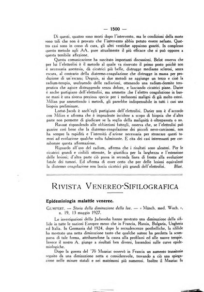 Giornale italiano di dermatologia e sifilologia