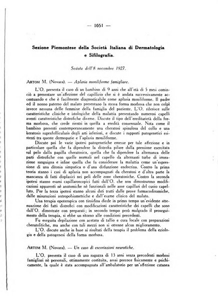 Giornale italiano di dermatologia e sifilologia