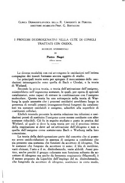 Giornale italiano di dermatologia e sifilologia