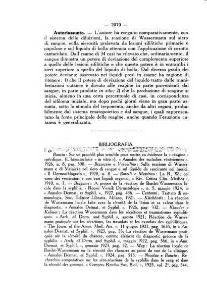 Giornale italiano di dermatologia e sifilologia