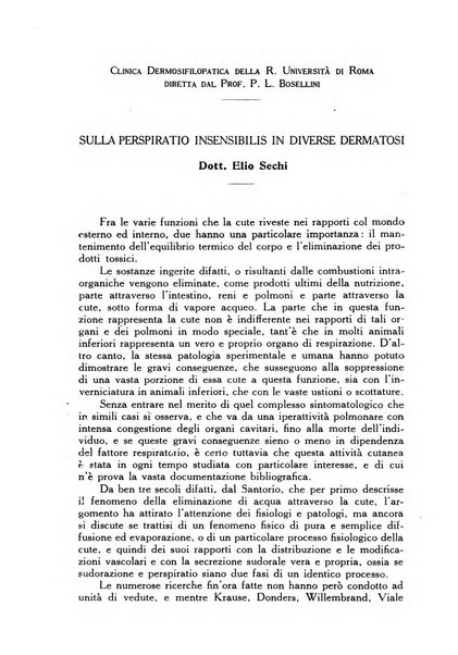 Giornale italiano di dermatologia e sifilologia