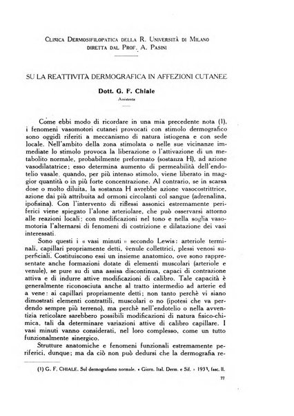 Giornale italiano di dermatologia e sifilologia