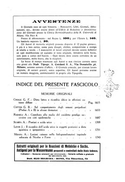 Giornale italiano di dermatologia e sifilologia