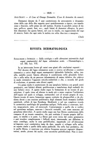 Giornale italiano di dermatologia e sifilologia