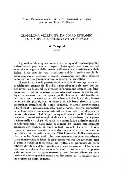 Giornale italiano di dermatologia e sifilologia