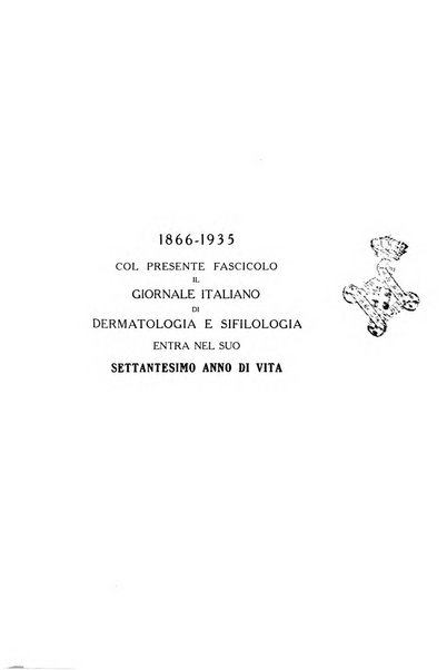 Giornale italiano di dermatologia e sifilologia