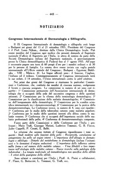 Giornale italiano di dermatologia e sifilologia