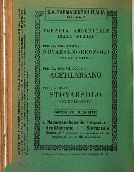 Giornale italiano di dermatologia e sifilologia