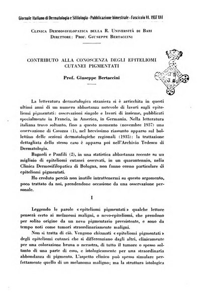 Giornale italiano di dermatologia e sifilologia