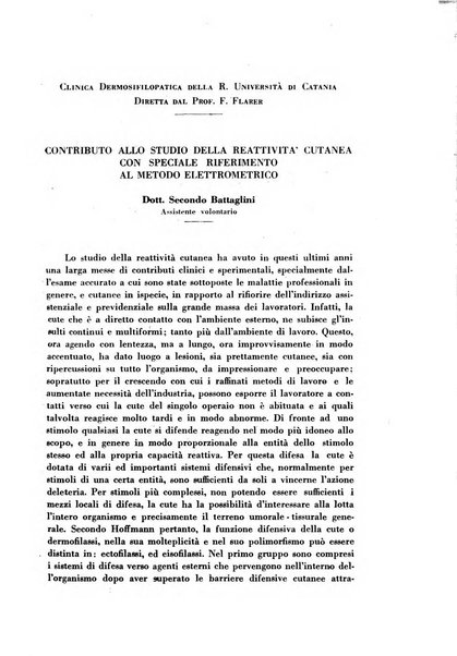 Giornale italiano di dermatologia e sifilologia