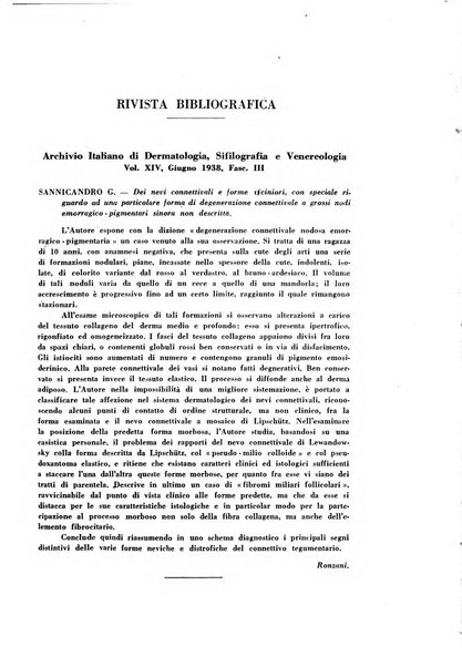 Giornale italiano di dermatologia e sifilologia