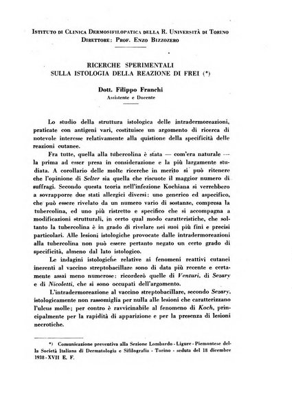 Giornale italiano di dermatologia e sifilologia