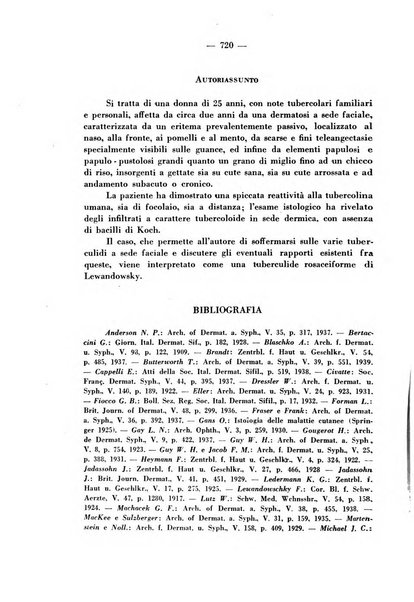 Giornale italiano di dermatologia e sifilologia