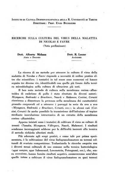 Giornale italiano di dermatologia e sifilologia