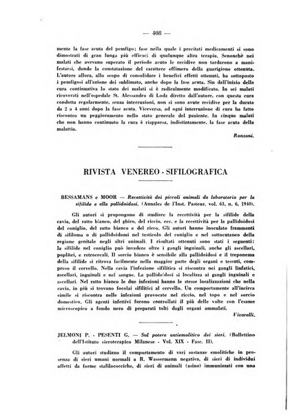 Giornale italiano di dermatologia e sifilologia