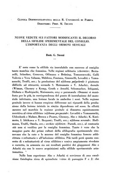 Giornale italiano di dermatologia e sifilologia