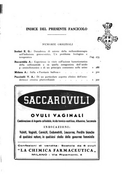 Giornale italiano di dermatologia e sifilologia