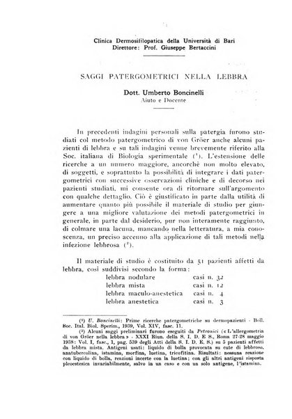 Giornale italiano di dermatologia e sifilologia