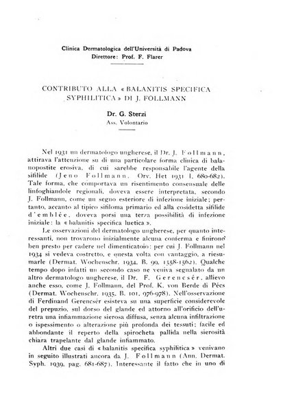 Giornale italiano di dermatologia e sifilologia