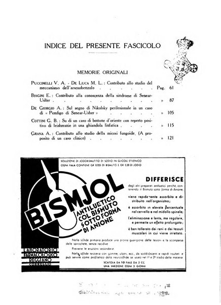 Giornale italiano di dermatologia e sifilologia