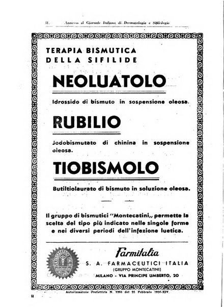 Giornale italiano di dermatologia e sifilologia