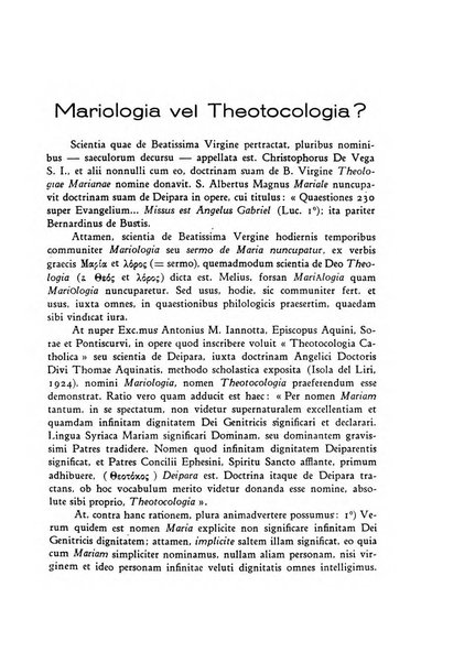 Marianum ephemerides mariologiae