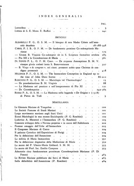 Marianum ephemerides mariologiae