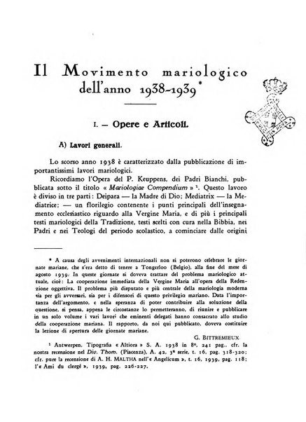 Marianum ephemerides mariologiae