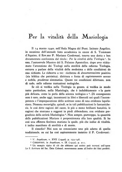 Marianum ephemerides mariologiae