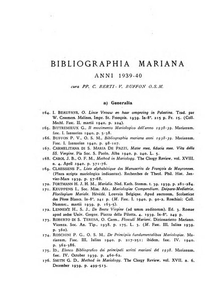 Marianum ephemerides mariologiae