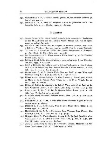 Marianum ephemerides mariologiae