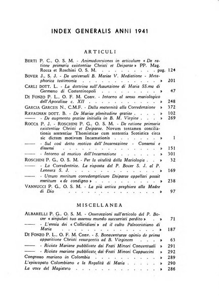 Marianum ephemerides mariologiae