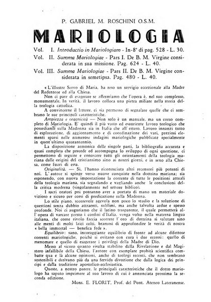 Marianum ephemerides mariologiae