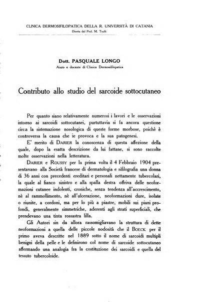 Archivio italiano di dermatologia, sifilografia e venereologia