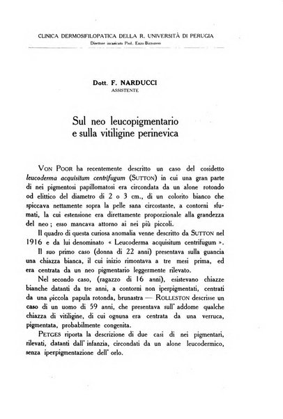 Archivio italiano di dermatologia, sifilografia e venereologia