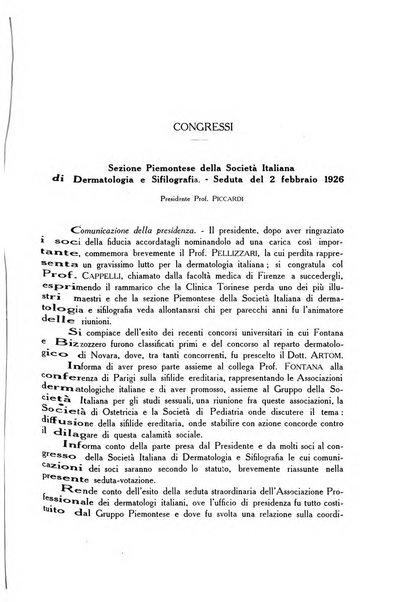 Archivio italiano di dermatologia, sifilografia e venereologia