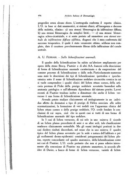 Archivio italiano di dermatologia, sifilografia e venereologia