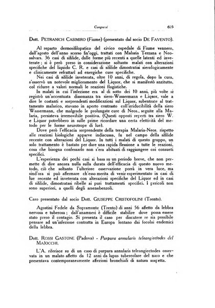 Archivio italiano di dermatologia, sifilografia e venereologia