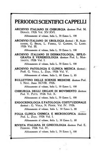 Archivio italiano di dermatologia, sifilografia e venereologia