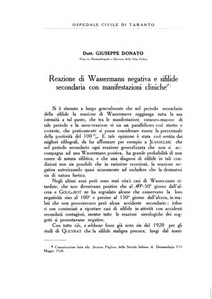 Archivio italiano di dermatologia, sifilografia e venereologia