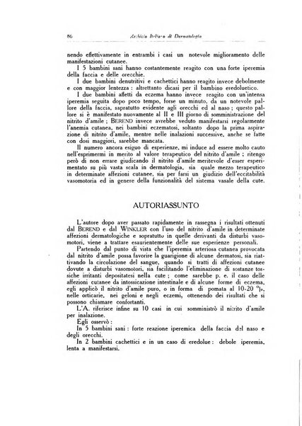 Archivio italiano di dermatologia, sifilografia e venereologia